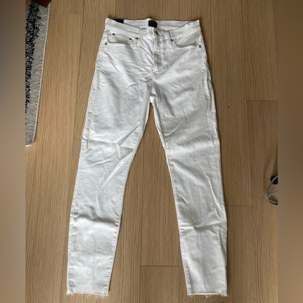 Jcrew Factory White Skinny Jeans